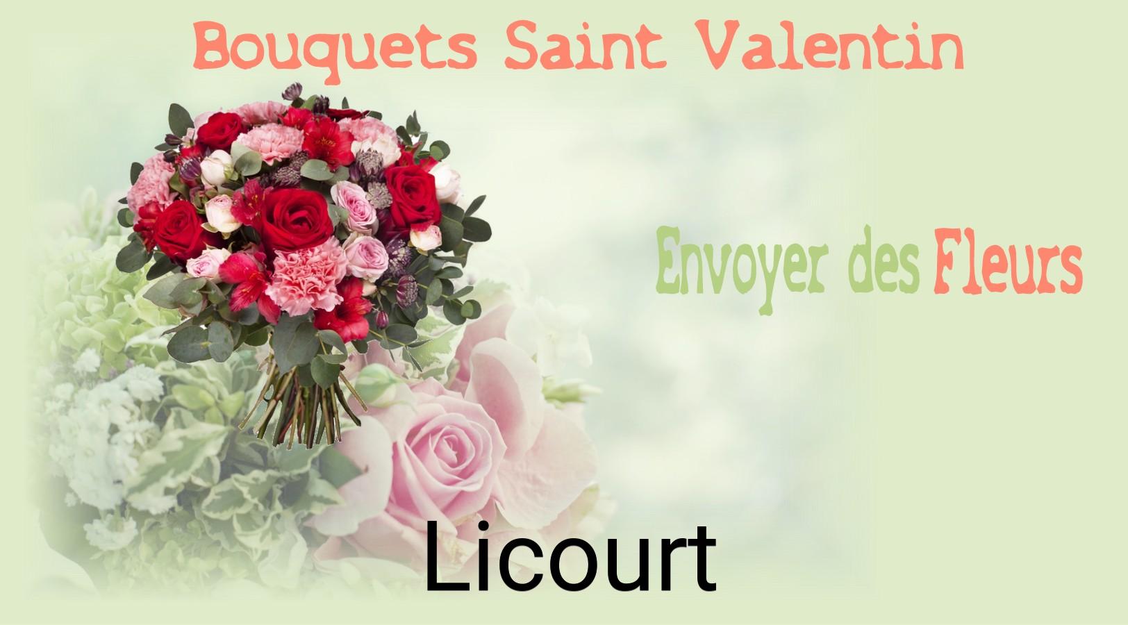 Roses de Saint-Valentin livrées à Licourt